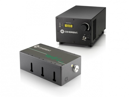 Výkonný kontinuální zelený laser Verdi