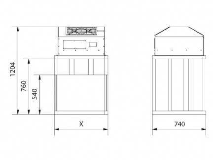 Rozměry flowboxu CleanBoy Mini